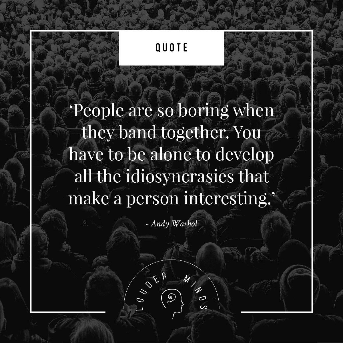 22 Famous Andy Warhol Quotes on Art \u0026 Being Yourself - Bright Drops, image size:1200x1200