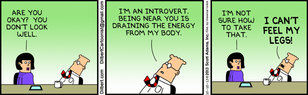 Dilbert Introvert